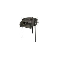 barbacoa de carbon con soporte para paella imex el zorro 75x40