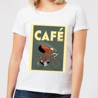 mark fairhurst cafe racer womens t-shirt - white - l - white