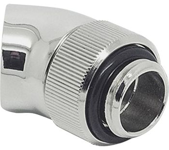 EK-AF Angled 45 Degrees Fitting Adapter - Silver, Silver