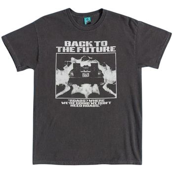Back To The Future Camiseta We Dont Need Roads para mujer