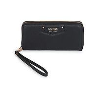 guess cartera eco brenton slg large zip around para mujer