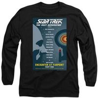 star trek camiseta manga larga the next generation season 1 episode 1 para hombre