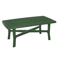 mesa resina verde 180x100 cm - neoferr