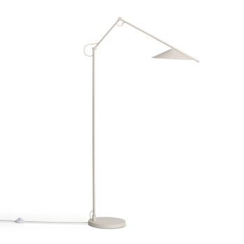 Lámpara De Pie Led 8w Metal Evian Beige