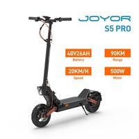 patinete electrico joyor s5-pro de 500 w 48 v 26 ah autonomia de 100 km certificado abe alemania chasis aeronautico