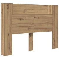 cabecera con led roble artesanal 140 x 165 x 1035 cm