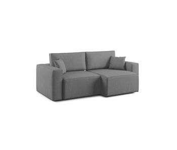 Morfeo sofá con asiento extraíble en tela impermeable 180 cm gris