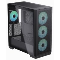 apnx c1 rgb midi tower cristal templado usb-c negra