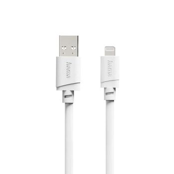 Cable Hama Lightning a USB-A 1 m Blanco