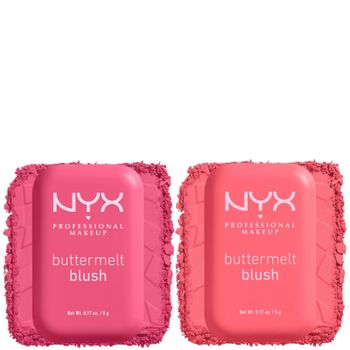 NYX Professional Makeup Buttermelt Powder Blush up to 12H Wear Blush Bundle (Various Shades) - U Know Butta