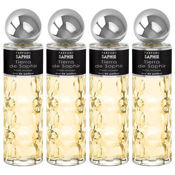 Pack De 4 Eau De Parfum Hombre Saphir Tierra 200 Ml