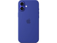 apple funda de silicona con magsafe para iphone 16 plus azul ultramar
