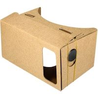 gafas de rv para smartphone en carton reciclable ultracompacto de color marron