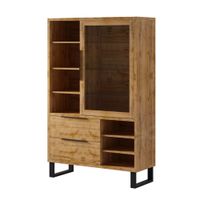 vajillero 1 puerta y 2 cajones tableros de aglomerado laminados
