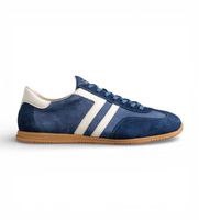 gant para hombre 872633278 zapatillas de piel spearclub azul 41 plano ante cordones casual mostaza