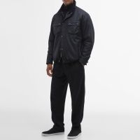 barbour international oving waxed cotton jacket - xxl