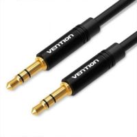 cable de audio vention bakbf jack 35 macho-macho 1m negro chapado oro