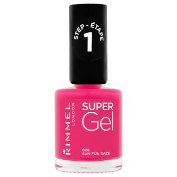 Esmalte de uñas Super Gel de Rimmel 12 ml (varios tonos) - 26 Sun Fun Daze