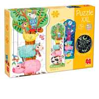 diset - puzzle xxl reversible luz brilla en la oscuridadgoula 50217