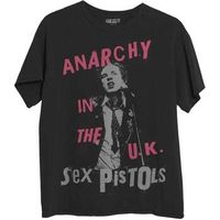 sex pistols tops y camisetas anarchy in the uk para hombre