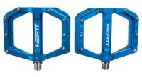 par de pedales planos neatt oxygen v2 8 pines azul