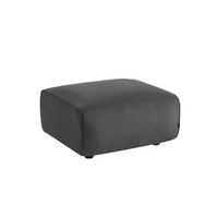 reposapies para sofa wallas terciopelo de pana fina 2 plazas  gris