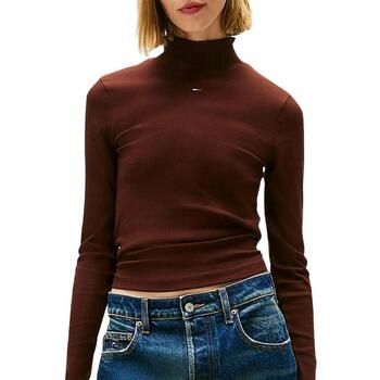 Tommy Hilfiger Camiseta manga larga Tjw Essential Mock para mujer