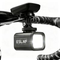 eslnf luz de bicicleta electrico timbre remoto 800 lumenes montable 2400mah recargable a prueba de agua cabeza de luz pa