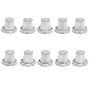 Filtro Hepa De 10 Piezas Para Aspiradora Práctica Mini Filtro Lavable Inalámbrico Para El Hogar Accesorios ~ 14463