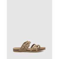 kamome sandalias bio moner taupe para mujer