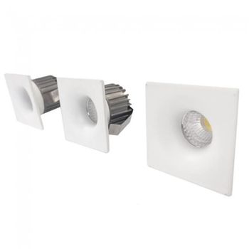 Kit 3 focos cuadrados led (3x3w)