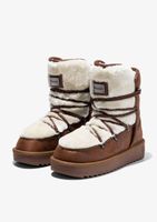 botas con forro calido nordic trk fur camel - marron