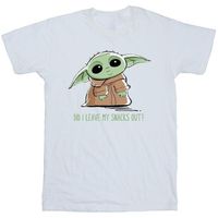 disney camiseta manga larga the mandalorian para nina