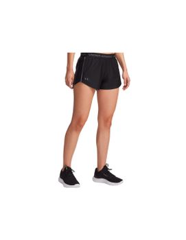Pantalones Cortos de Fitness Under Armour Tech Play Up Shorts Mujer Negro