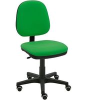 silla de escritorio milano - tapizado verde