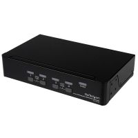 startech conmutador switch kvm 4 puertos displayport concentrador usb