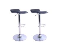 pack de 2 taburetes ajustables keny negro - conforama