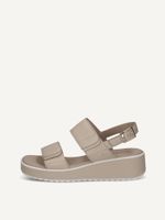 caprice sandal white made of leather with wedge heel size 36