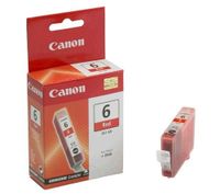 canon bci-6r cartucho de tinta rojo original