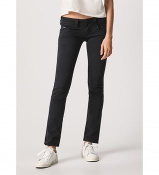 Pepe Jeans para mujer. PL211523T41 Jeans Venus negro (28/30), Casual, Algodón