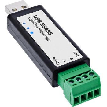 Convertidor InLine USB a Serie RS-232/RS-485 con Protección