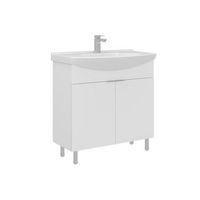 mueble para lavabo  - 80 x 50 x 83 cm - blanco
