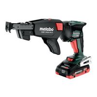atornillador a bateria tbs 18 ltx bl 5000 para pladur - 18 v - 2 x baterias 40 ah  1 cargador  metabox 145 l - metabo - 620063540