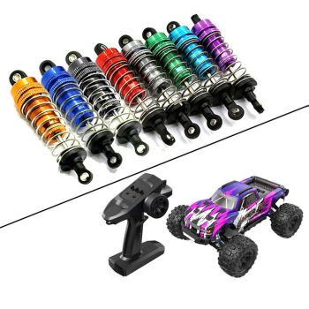 2 piezas Amortiguador delantero y trasero mejorado para piezas de auto RC MJX 16207 16208 16209 16210