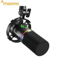 microfono dinamico xlrusb maono pd200x para juegos grabacion transmision en vivo youtube microfono metalico con software boton de silencio y control de ganancia