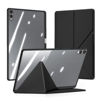 Funda DUX DUCIS para Samsung Tab S11 Ultra S11 A11 Plus A9 Plus, Cubierta Transparente Desmontable con Soporte para S Pen y Función de Activación/Suspensión Automática