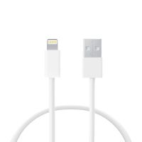 contact cable de carga y datos usb-a a lightning ksix 12 w 1 m blanco