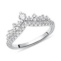 anillo de mujer de plata 925 con circonita cubica