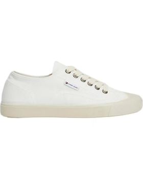 de TOMMY JEANS ZAPATILLAS DE LONA EM0EM01365 BLANCO