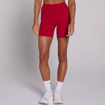 Short deportivo con bolsillos para mujer de MP - Rojo intenso - XL